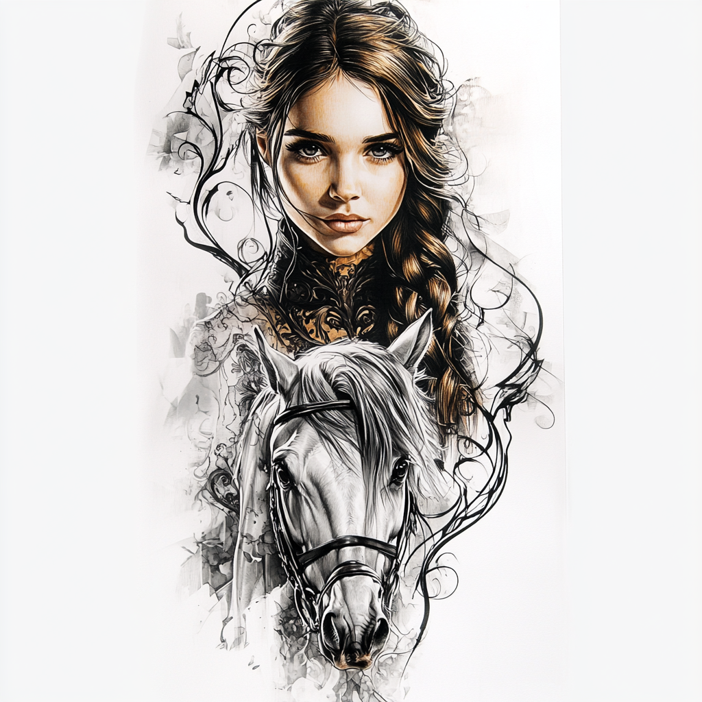 Whispered Lines, Unbroken Bonds" is a beautifully Painting
